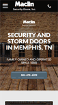 Mobile Screenshot of maclinsecuritydoor.com